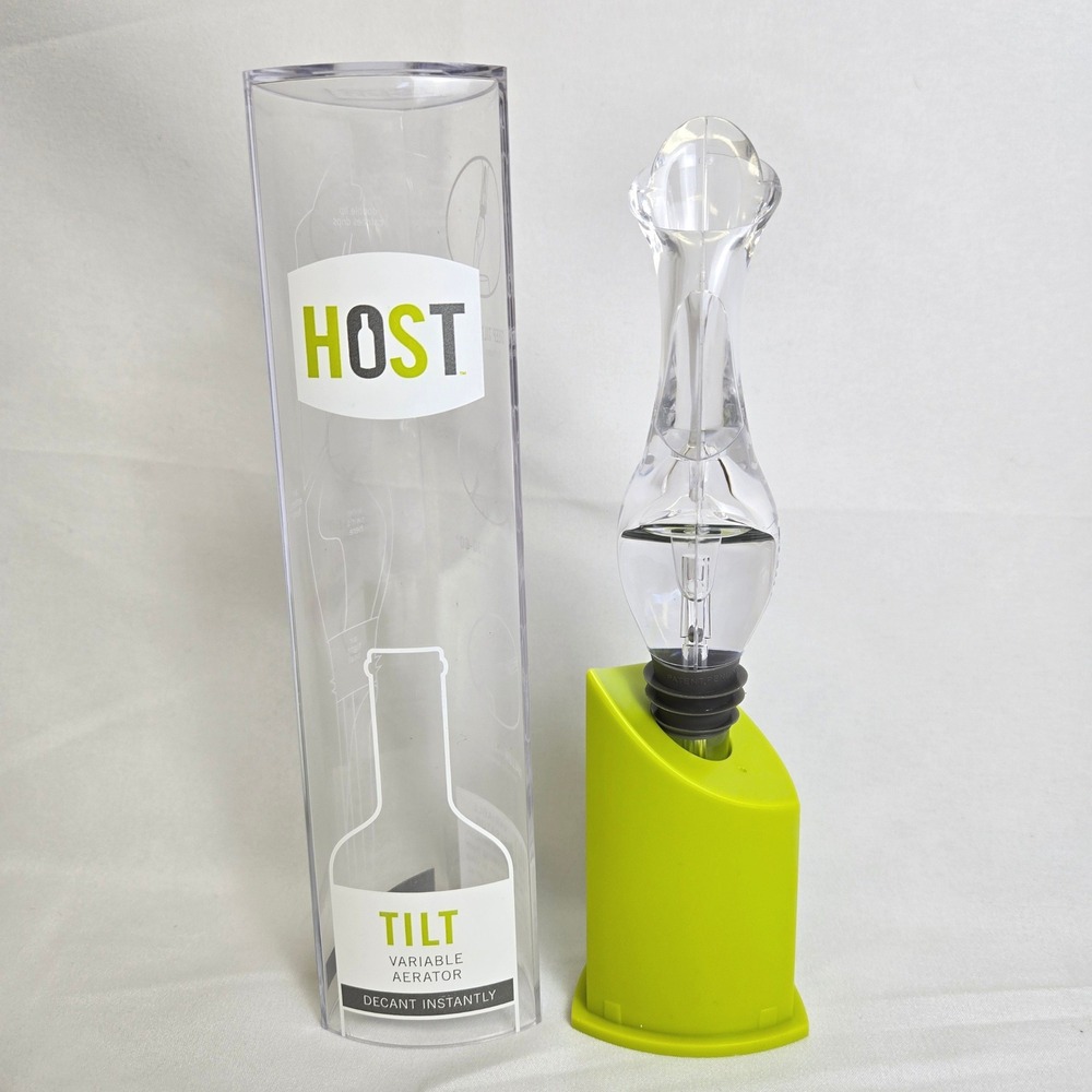 Host Tilt Variable Wine Aerator & Pour Spout With Display Storage Case